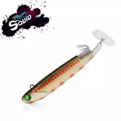 LEURRES FIIISH POWERTAIL SQUID DEEP 50G RED MULLET TAILLE 92 ABS